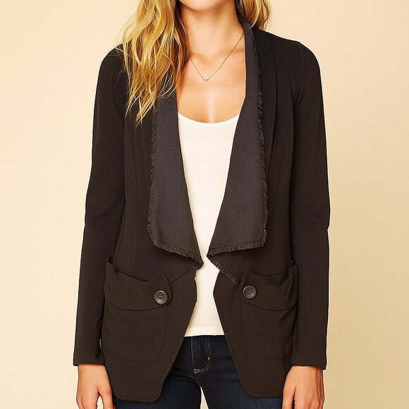 Free People Double Breast Utlity Blazer XS/TP - Picture 1 of 14